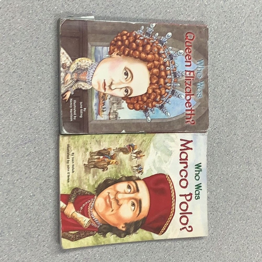 Who Was? Book Set: Queen Elizabeth and Marco Polo